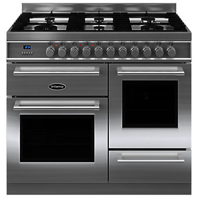 Britannia RC-10XGG-QL Q-Line Dual Fuel Range Cooker Stainless Steel